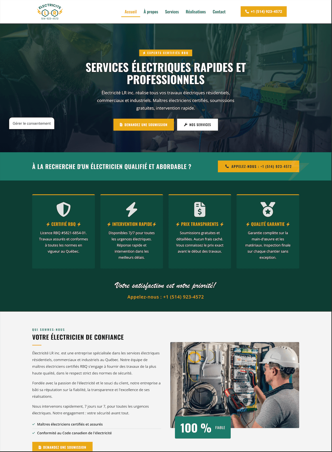 Électricité LR inc.
